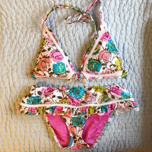 Bestey Johnson Floral Swimsuit, TOP ONLY